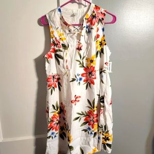 Sleeveless Floral Dress